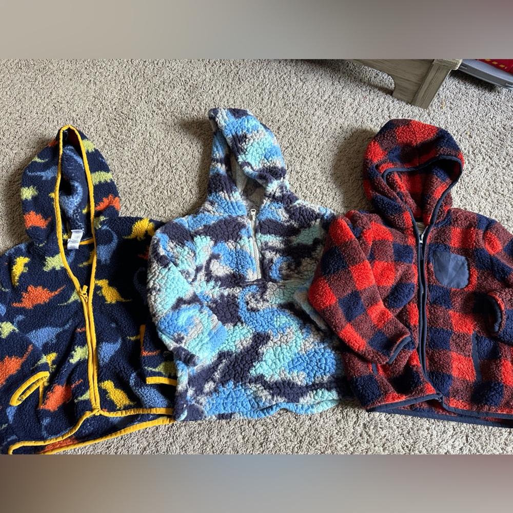 3 pack sherpa sweaters